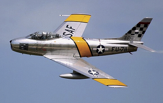 North American F-86 Sabre - Specifications - Technical Data