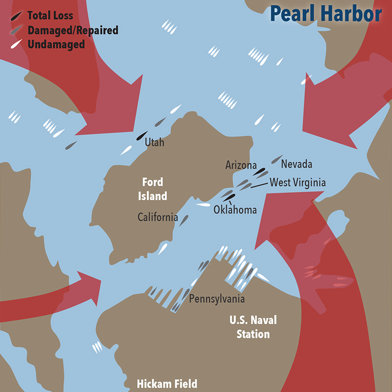 Pearl Harbor Map