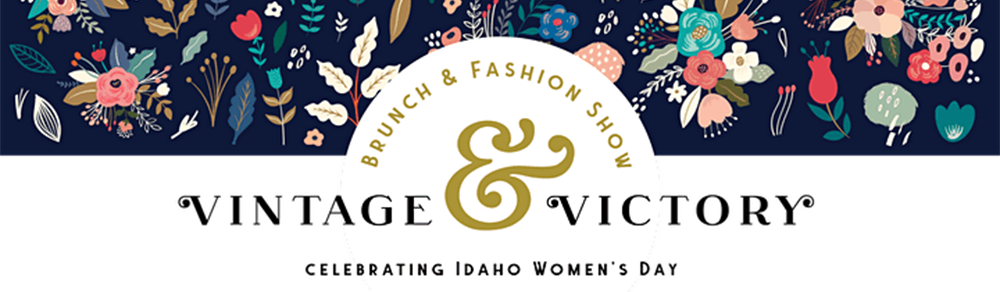 Image banner for the Vintage & Victory Brunch and Fashion Show