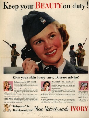 The patriotism of beauty, grooming & fashion during WWII