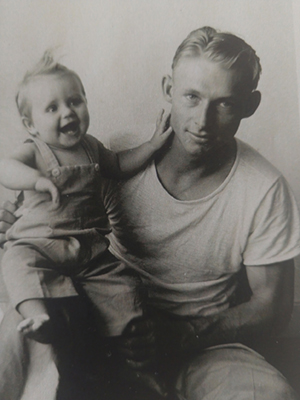 Don Tolmie with daughter