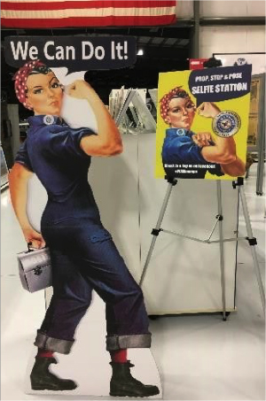 Rosie the Riveter–symbol of the “We Can Do It” spirit - Warhawk